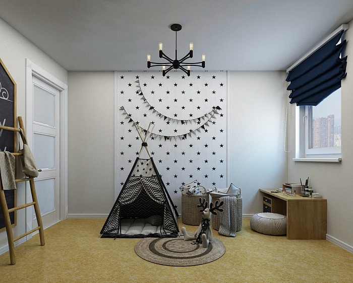 Дизайн интерьера детской